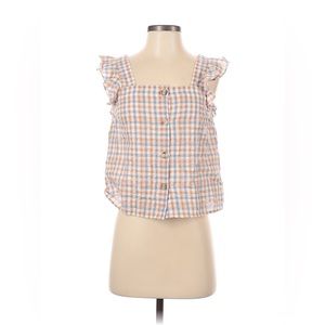 Madewell - Checkered Flutter Tank